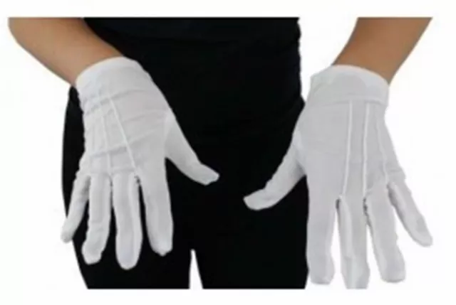 Adult Ladies Child Girls Stretch Wedding Short White Gloves Holy Communion Prom