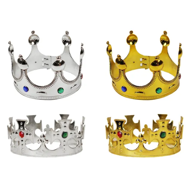Medieval Kings' Crown Kids Dress Up Crown Cosplay Lightweight Cute Party Crown
