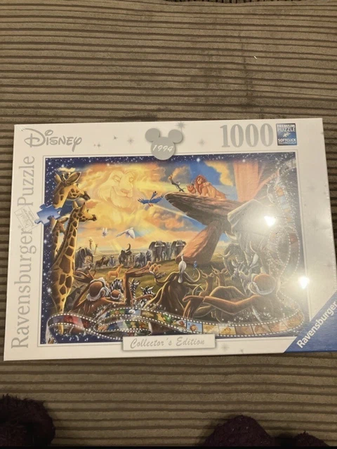 RAVENSBURGER DISNEY COLLECTOR'S Edition The Lion King 1000 Pieces ...