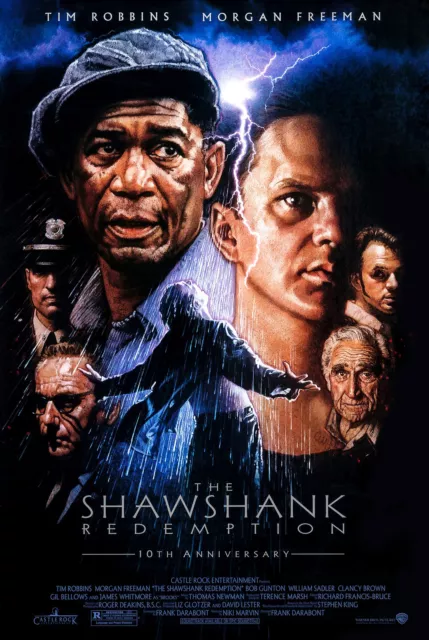 The Shawshank Redemption Movie Poster |4 Sizes| #2 DVD BluRay Director's Cut