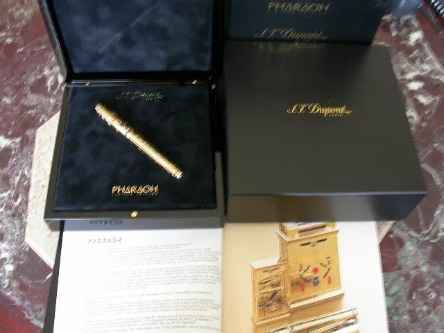 St Dupont Pharaoh Fountain Pen Mint, Rare!!! 3