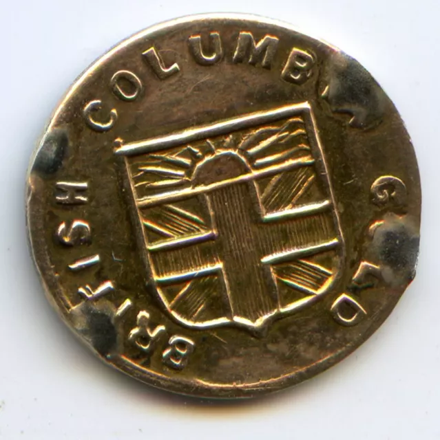 1916 $1 British Columbia Gold / Greene-410 / California Gold Style, R.7