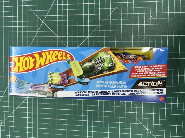 Hot Wheels Vertical Power Launch Play Set With Car Included