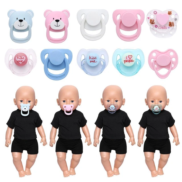 Hágalo usted mismo Accesorios hechos a mano Nuevo bebé pezones ficticios muñeca chupete magnético chupete