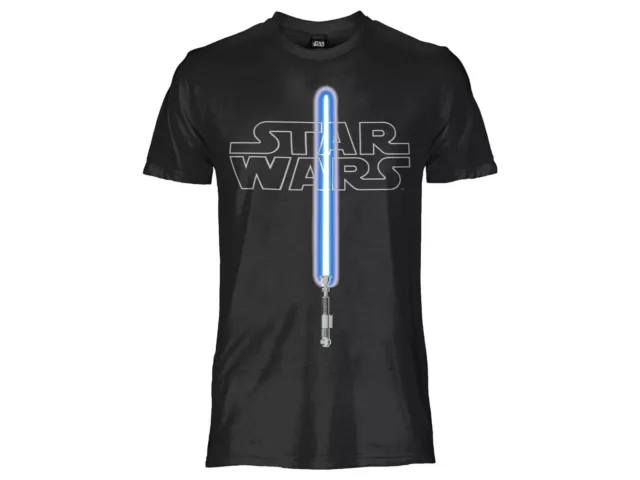 T SHIRT STAR WARS Spada Laser ORIGINALE  Donna Uomo Maglia  100% Cotone 2024