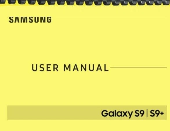 Samsung Galaxy S9 S9+ Verizon OWNER'S USER MANUAL