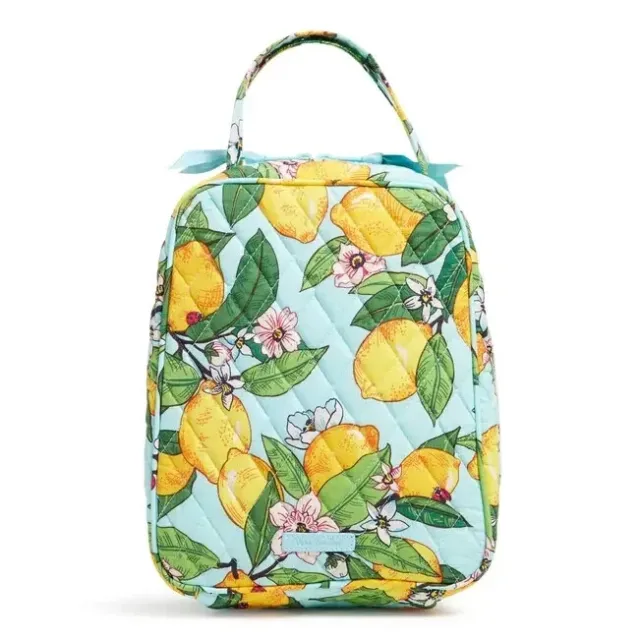 Vera Bradley Lunch Cooler Insulated Cotton in Lemon Grove *retired* NEW NWT