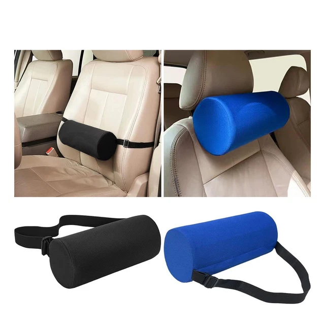 Cylindrical Waist Pillow, Memory Foam, Non-Slip Chair Cushion, Waist Support,