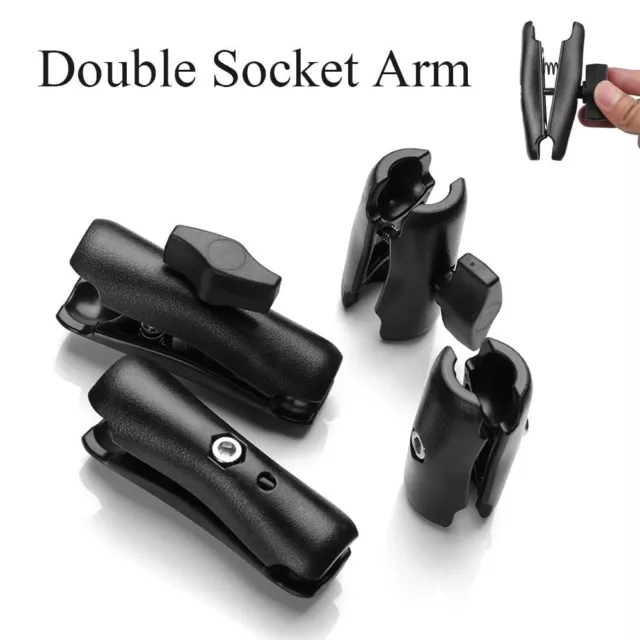 Camera Accessories Double Socket Arm Ball Bases for Ram Mount Phone Holder