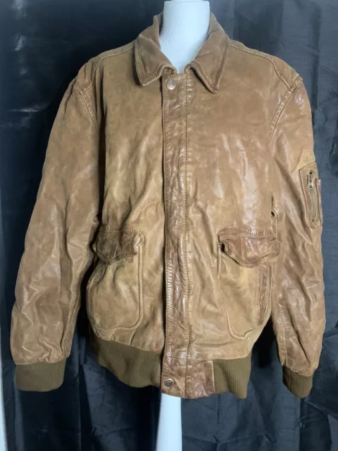 Marlboro Classic Leather Jacket With Zip Straight Cut | Dogdays Vintage