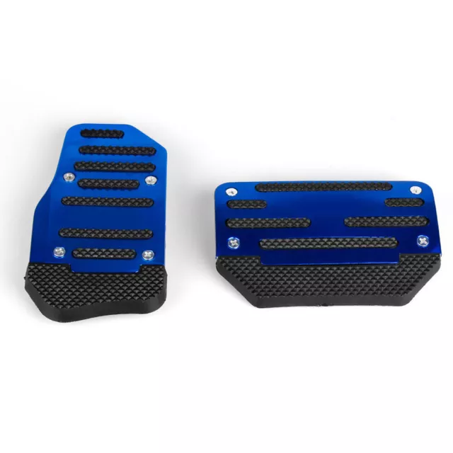[Blue Non-Slip Automatic Gas Brake Foot Pedal Pad Cover Car Accessories Parts
