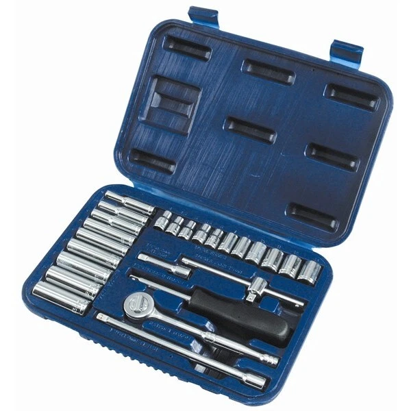Set prese laser - 1/4 pollici. Drive - 25 pezzi