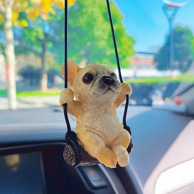 ornaments car interior decorations Dog Funny Swing