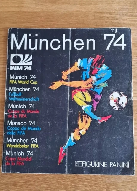 PANINI WORLD CUP 74 STICKER ALBUM ~ MUNCHEN 1974 ~ 100% COMPLETE + UK ...