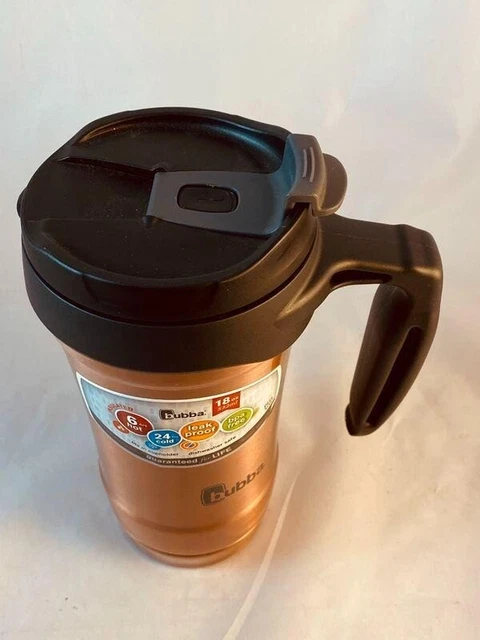 Bubba Insulated Copper Colored Thermos Travel Mug Hot Cold Coffee Tea 18oz 2
