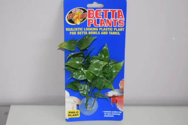 Aquarium Betta Plante Petit Plastique Philo Plante Environ 12 CM X 10 CM