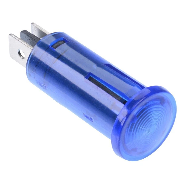 Bleu 12V 12.5mm Panneau Indicateur LED Lumière