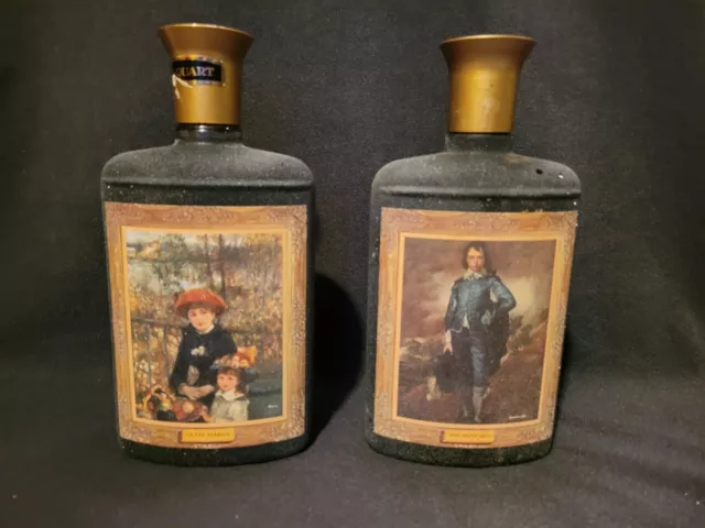 Pair of Vintage Jim Beam Decanter Bottles, Blue Boy and On The Terrace *Empty*