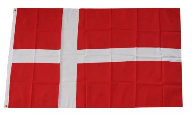 Flagge Dänemark 90x150cm + 2 Ösen Hissfahne Deko Fahne Wandbehang