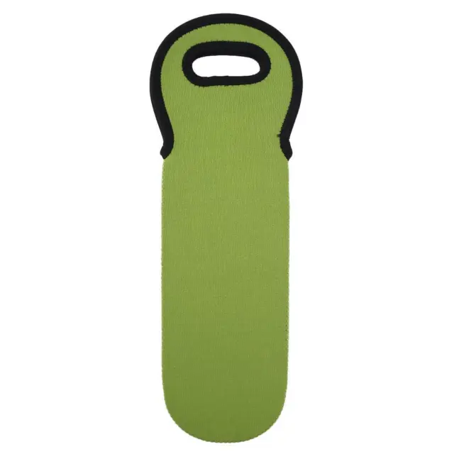Cubierta protectora para botella de vino tinto a prueba de polvo para acampar al aire libre (verde)