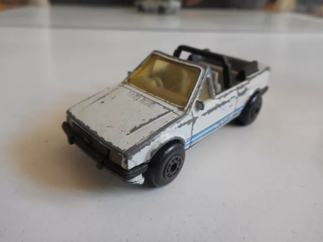 Matchbox Ford Escort XR3i Cabriolet in White