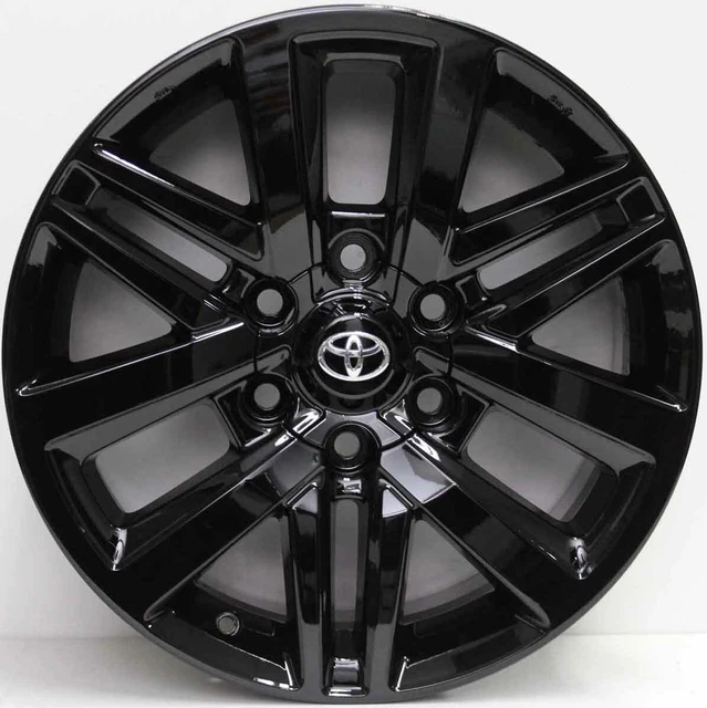 18 INCH GENUINE TOYOTA HILUX 2016 MODEL SR5 ALLOY WHEELS IN GLOSS BLACK ...