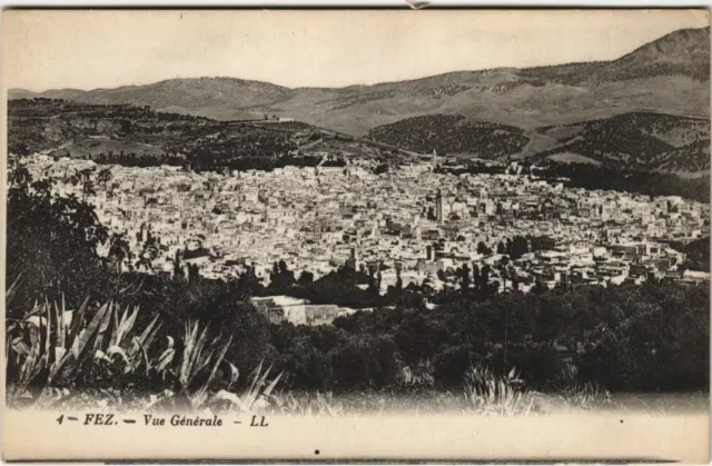 CPA AK FEZ vue générale MAROC (23865)