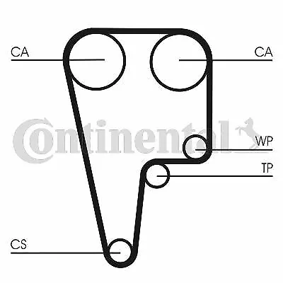 CONTINENTAL COURROIE DE DISTRIBUTION POUR HONDA INTEGRA COUPé 1.8 TYPE-R