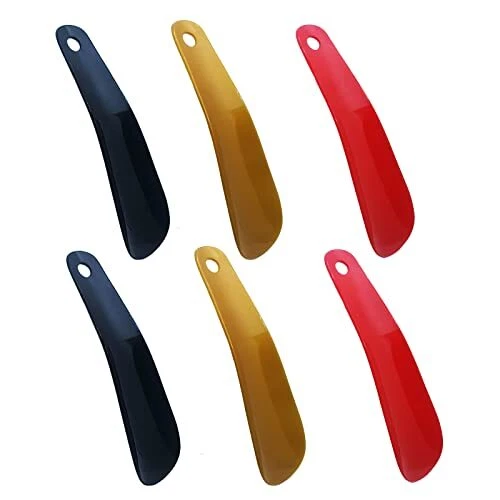 6 Pack Plastic 6.3&quote; Shoe Horn Travel Shoehorns, Plastic Shoehorn , for ...
