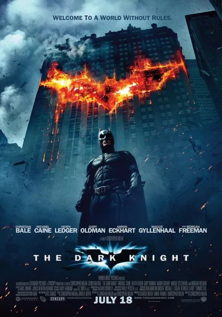 The Dark Knight (2008) Movie Affiche de cinéma Poster Batman #240