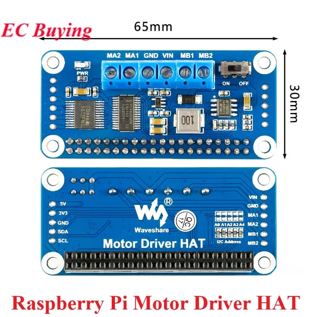 Motor Driver Board Shield Expansion Board for Raspberry Pi 4th Generation 3B 3b+