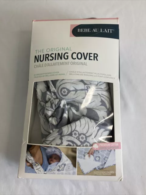 Bebe Au Lait Nursing Cover  Gray