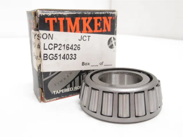 226275 New In Box; Timken 15578 Tapered Roller Bearing Cone 1"ID x 0.6875" Wide