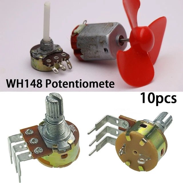 500K con interruttore 3 pin interruttore governatore WH148 interruttore dimmer potenziomi