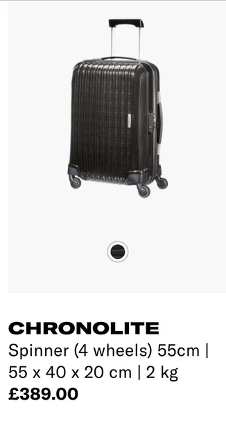 Samsonite chronolite dlx spinner on sale