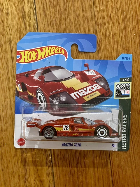 Hot Wheels Mazda 787B Retro Racers 1:64 Die-Cast Car | Red #28/250 Limited Edition Collectible