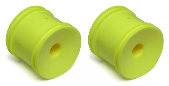Team Associated 1/10th Scale 12mm Hex Truck Wheels, Yellow/RC10T4 ASC7853