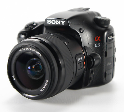 Sony Alpha SLT-A65 24.3MP Digital SLR Camera - DT SAM II 18-55mm