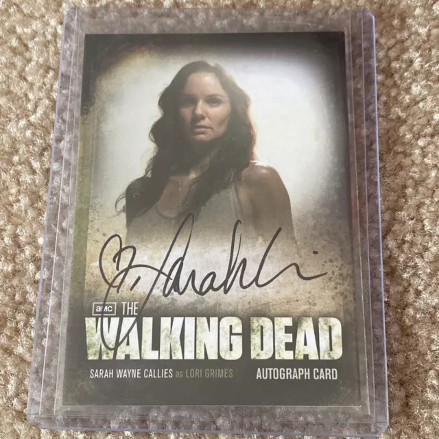 The Walking Dead Season 2 SARAH WAYNE CALLIES as LORI GRIMES Autograph Card A14