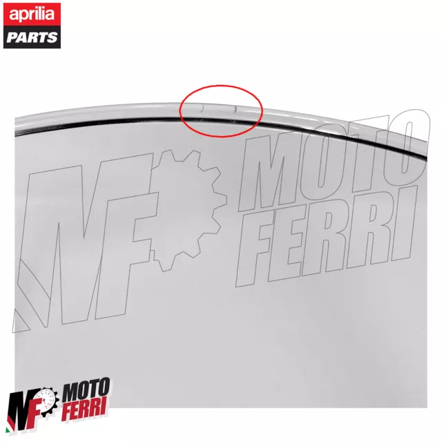 MF6964 - Pare-Brise Transparent ORIGINALE Aprilia Caponord 1000 Mod 2001 2002 2