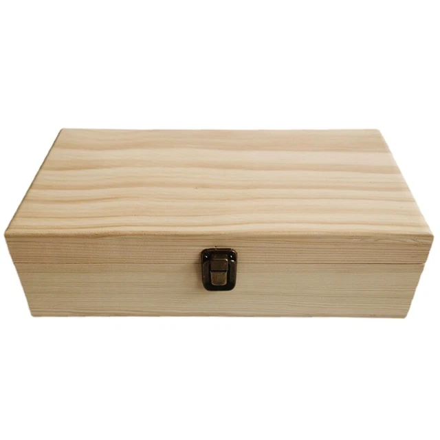 32 Grids Wooden Storage Box for Case Bottle Organizer