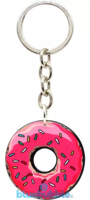 Bluebubble BAKERY SHOP Donut Keyring Sweet Funky Fun Food Kitsch Kawaii Novelty