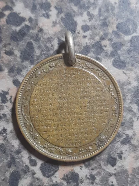 1877 International Exhibition Lord's Prayer US Mint 1st Steam Press Medal