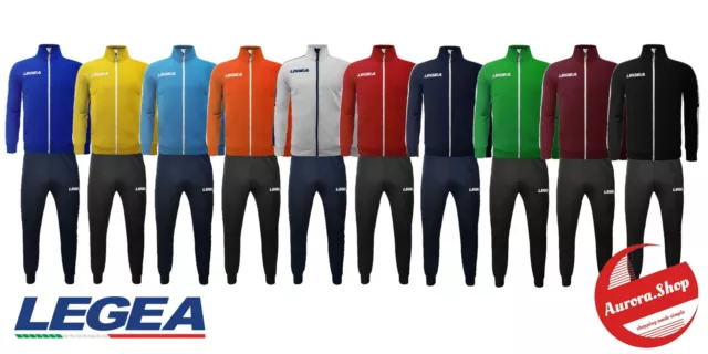 tuta LEGEA 10 colori Sport Palestra UOMO calcio allenamento RUNNING estiva prima