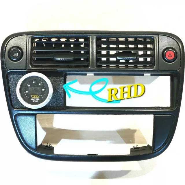96-98 Civic EK Gauge RHD Pod 52mm Block Off Delete Clock / Pocket 96-98 Civic EK Gauge RHD Pod 52mm Block Off Delete Clock / Pocket