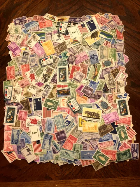 Lot Of 50 Unique United States Commemorative Stamps, Mint Nh - No Duplicates!