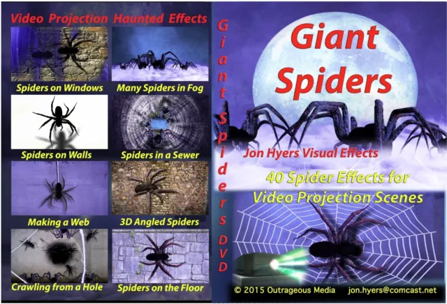 GIANT SPIDERS, Rats, Bugs, Bats, Snakes DVD set by JON HYERS