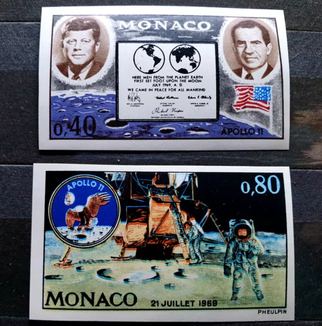 Monaco 1970 imperf - Space - Apollo Kennedy - MNH - Yvert €110.00+