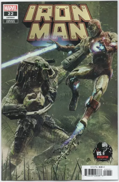 Iron Man #22 Bjorn Barends PREDATOR Variant Cover 2022