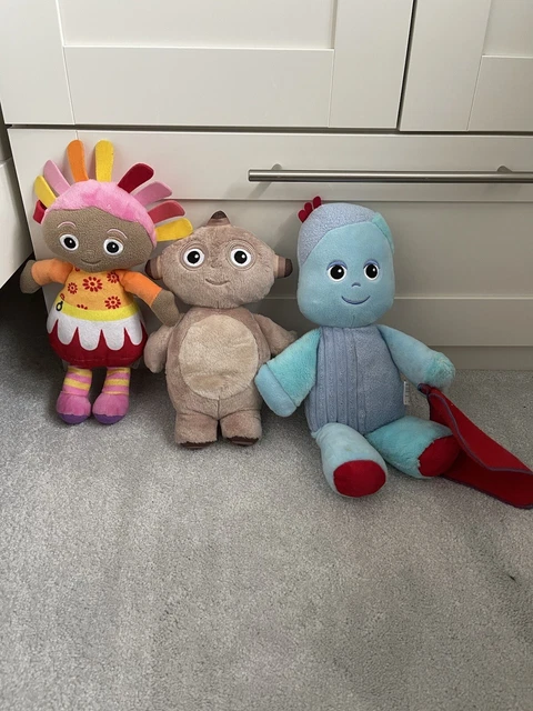 Peluche Makka Pakka Super Morbido – In The Night Garden 2069 – 1,2,3 E A,b,c Ricamati – Marrone, 25cm